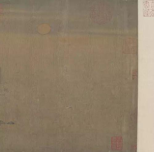 赵伯骕《万松金阙图》，绢本，设色，纵27.7cm，横136cm，北京故宫博物院藏