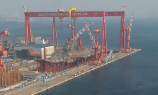 外媒:中国首艘国产航母或近期海试 正加紧安装雷达