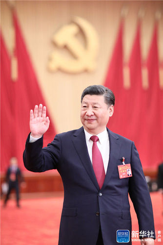  ↑2017年10月25日下午，习近平等领导同志在北京人民大会堂亲切会见出席党的十九大代表、特邀代表和列席人员。新华社记者 兰红光 摄 