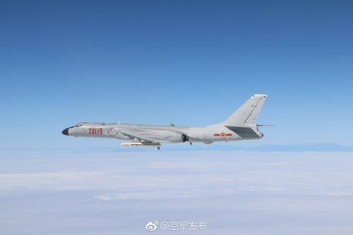 图片来源：中国空军官方微博。