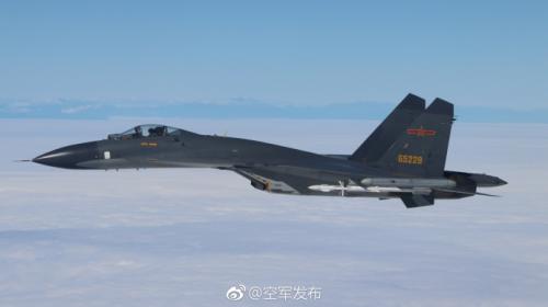 图片来源：中国空军官方微博。 