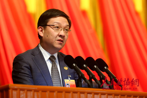 欧云崧委员代表台盟北京市委发言。