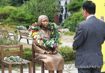 韩国新慰安妇像增多 日本人抱怨:像鼹鼠打不过来了