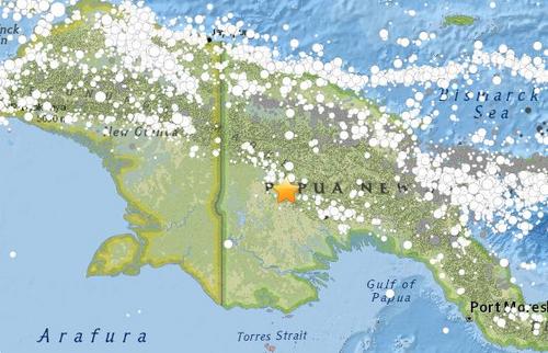 巴布亚新几内亚发生6.7级地震已致至少18人丧生