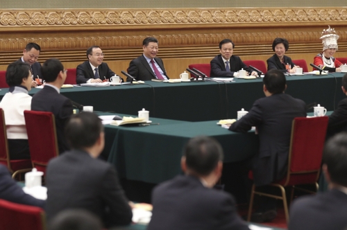 （2）习近平参加重庆代表团审议