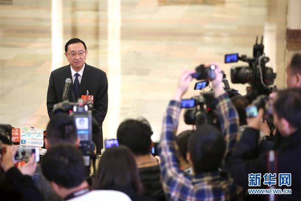 3月13日，十三届全国人大一次会议在北京人民大会堂举行第四次全体会议。这是文化部部长雒树刚在“部长通道”接受采访。