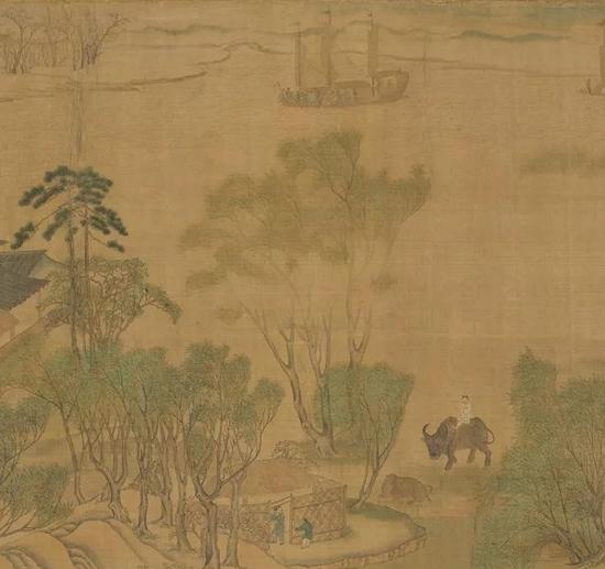 （传）宋 张择端 《清明易简图卷》 局部 台北故宫博物院藏