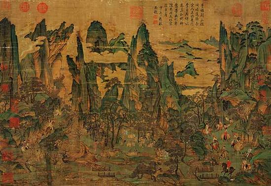 唐人 《明皇幸蜀图》台北故宫博物院藏