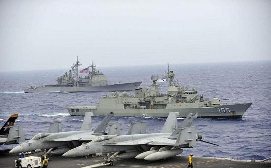 澳媒:为应对中国崛起 美海军将加入澳舰队巡航