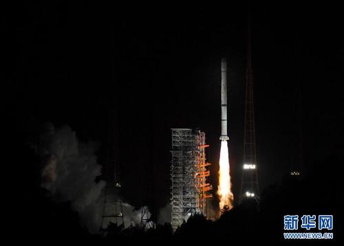 6月5日21时07分，我国风云二号H星在西昌卫星发射中心用长征三号甲运载火箭成功发射。 新华社记者 刘坤 摄