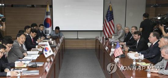 韩美防费分担谈判:美要求韩承担战略武器出动费用