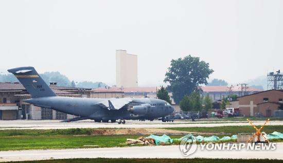 朝鲜归还部分美军士兵遗骸 美军派运输机接回韩国