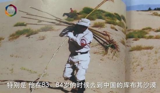 日本老人自掏腰包到中国沙漠植树 为侵略历史道歉