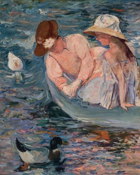 玛丽·卡萨特《夏日》1894年，泰拉美国艺术基金会，丹尼尔·J·泰拉藏品