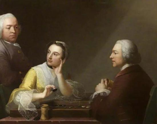 The Backgammon Trio， 1754 （？）