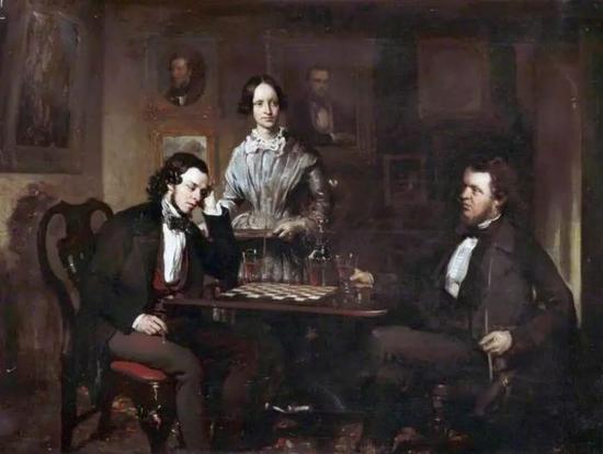 Chess Players， c.1840–c.1850