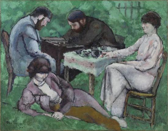 The Chess Game， 1910