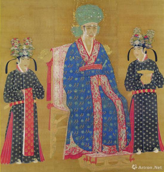 《宋仁宗后坐像》 絹本设色 轴 172.1x165.3公分，现藏台北故宫博物院