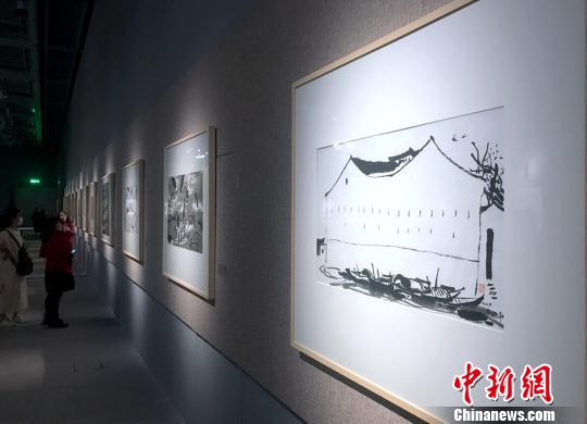 走进吴冠中的绘画世界80件作品湖南展出