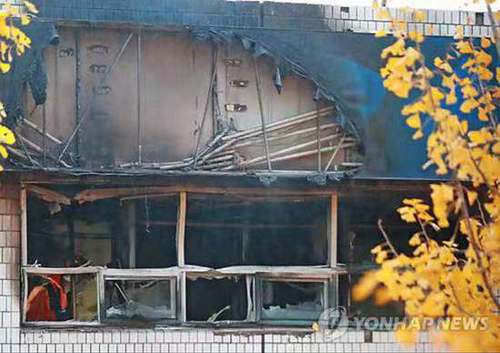 首尔市中心一家考试院发生火灾 事故致至少6死18伤