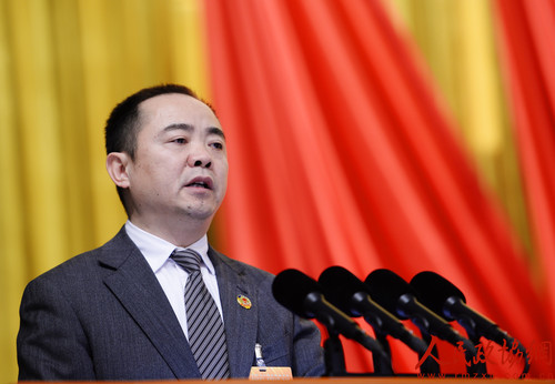 15北京市政协委员王汝芳发言。