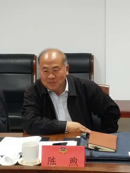 市政协副秘书长、研究室主任陈煦在座谈会上讲话
