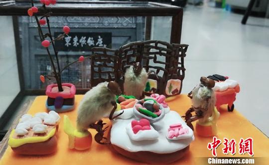 北京市首届中小学文化创意展示活动启动。图为学生作品。组委会供图