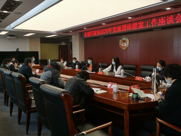 东城区政协召开党派团体提案工作座谈会