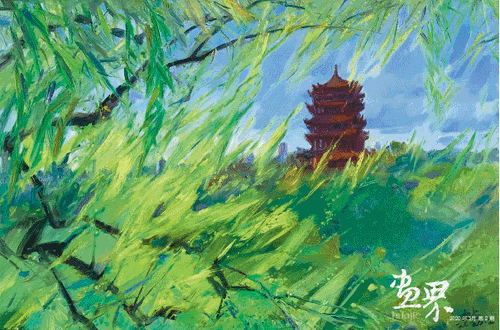 漓江春早（油画）700×200cm-2019年-范迪安