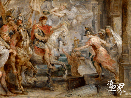 君士坦丁凯旋罗马（油画）1621年-鲁本斯