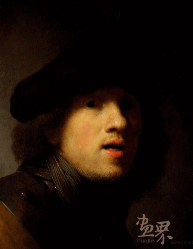 自画像（油画）1629年-伦勃朗