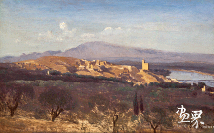 阿维尼翁新城（油画）1836年-让•巴蒂斯特•卡米耶•柯罗