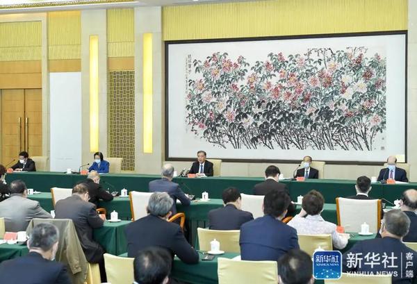 10月22日，纪念台湾光复75周年学术研讨会在北京举行。中共中央政治局常委、全国政协主席汪洋出席并讲话。新华社记者 高洁 摄