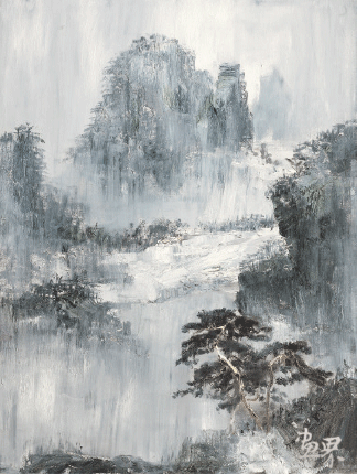 大象-绮照（油画）200×150cm-2016年--徐-里