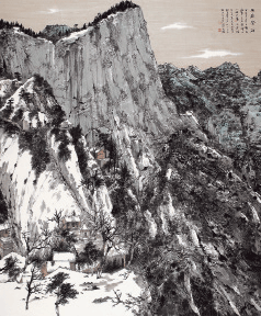 西岳丰碑-190×230cm--刘立勇