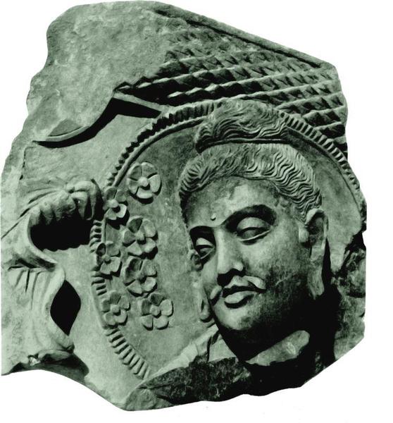 布特卡拉一号佛教寺院遗址出土的浮雕板残段（意大利地中海与东方学国际研究协会供图）
