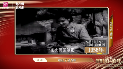 1956年电影《上甘岭》主题曲《我的祖国》
