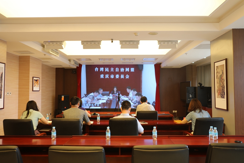 台盟中央宣传部与台盟重庆市委会视频连线开展宣传思想工作专题调研