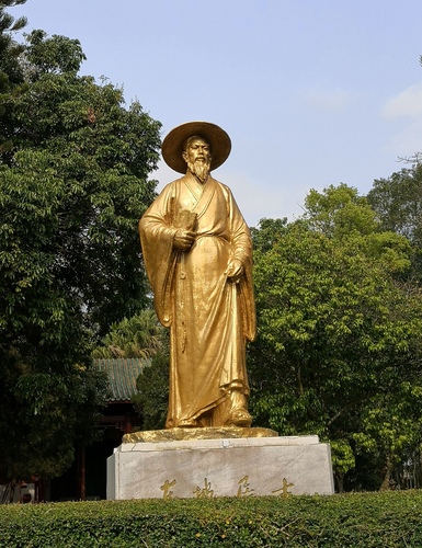儋州东坡书院苏东坡塑像