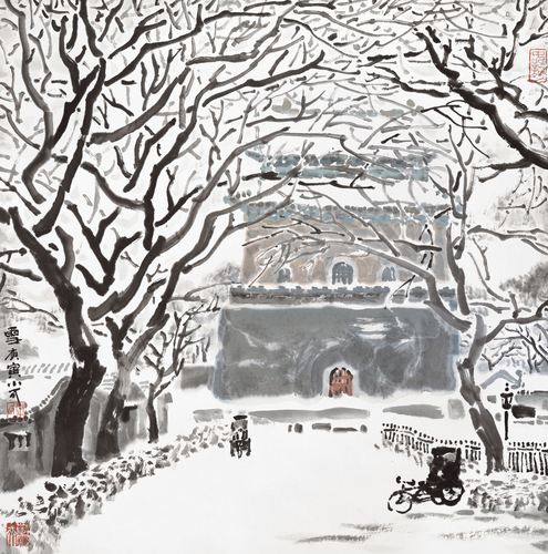 李小可—北京系列《雪》 2010年 68×68cm