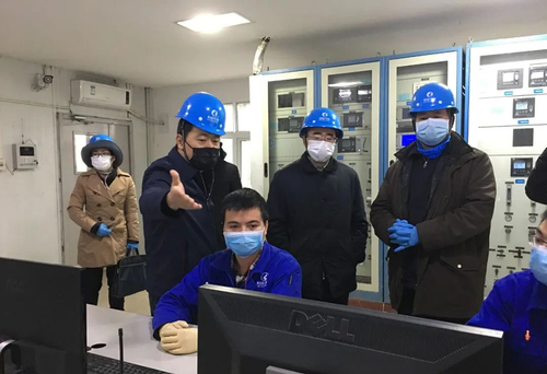 2020年湖北省防疫物资保障“三个一批”工作组来公司指导保供工作