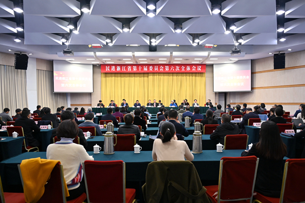 民进浙江省十届六次全体会议在杭州召开