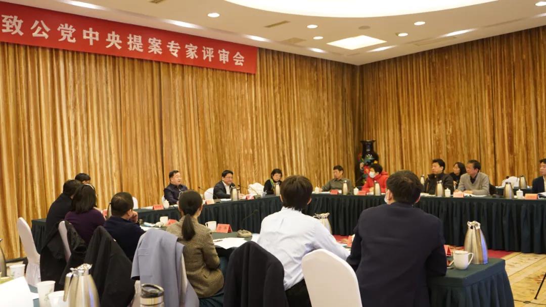 曹鸿鸣出席致公党中央2022年提案专家评审会