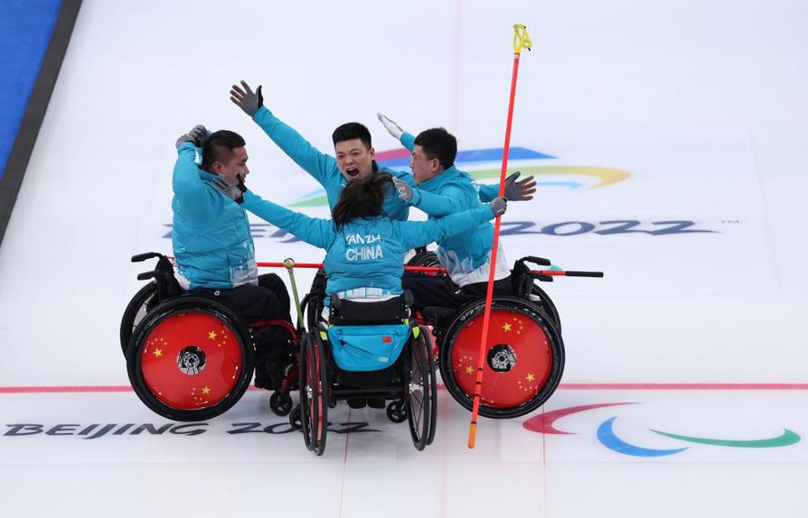 中国体育代表团在北京冬残奥会上展现精神与实力