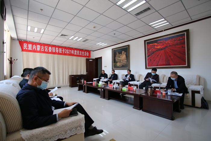 民盟内蒙古区委会召开2021年度领导班子民主生活会