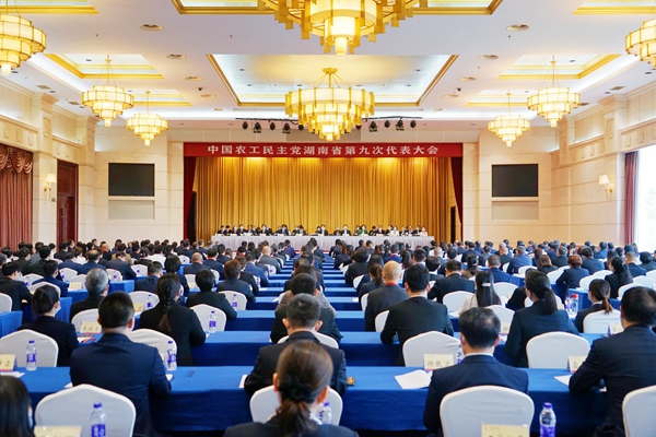 中国农工民主党湖南省第九次代表大会开幕