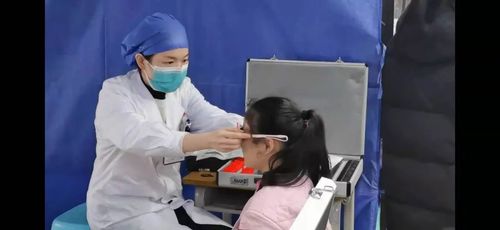 ▲2022年2月，“红十字爱眼护眼工程”走进湖南湘西开展眼健康筛查活动