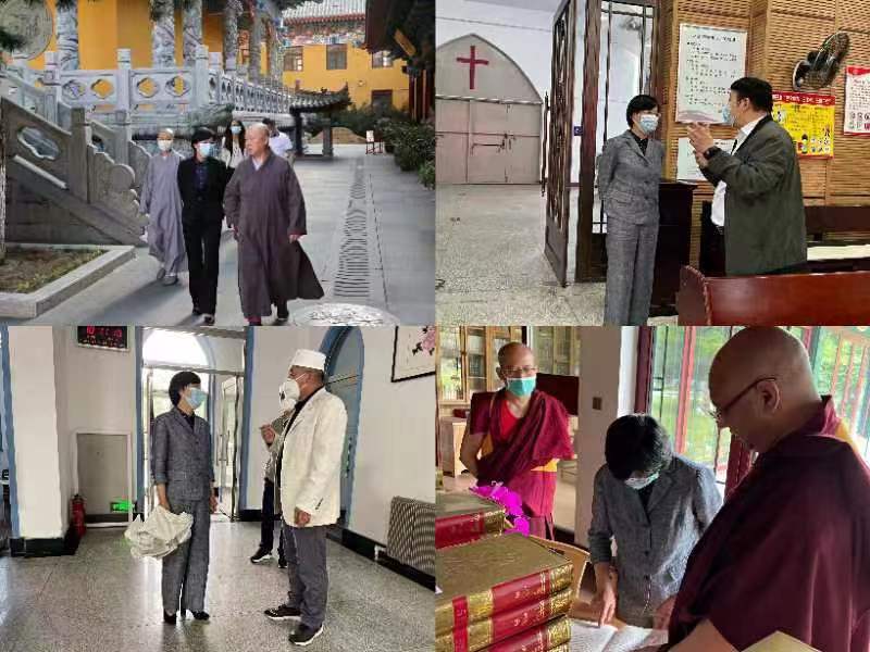 许桂清到沈阳市宗教活动场所走访并看望宗教界人士