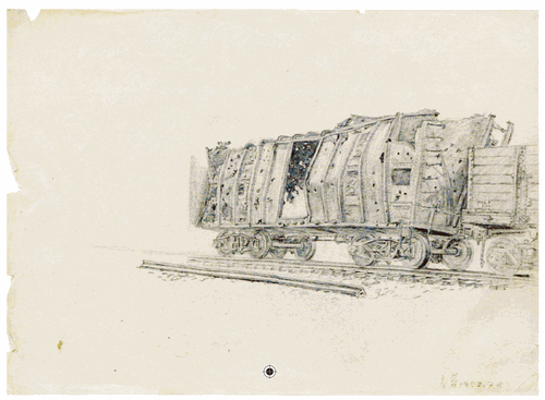 火车之一-28.5×39cm-1952年-辛-莽