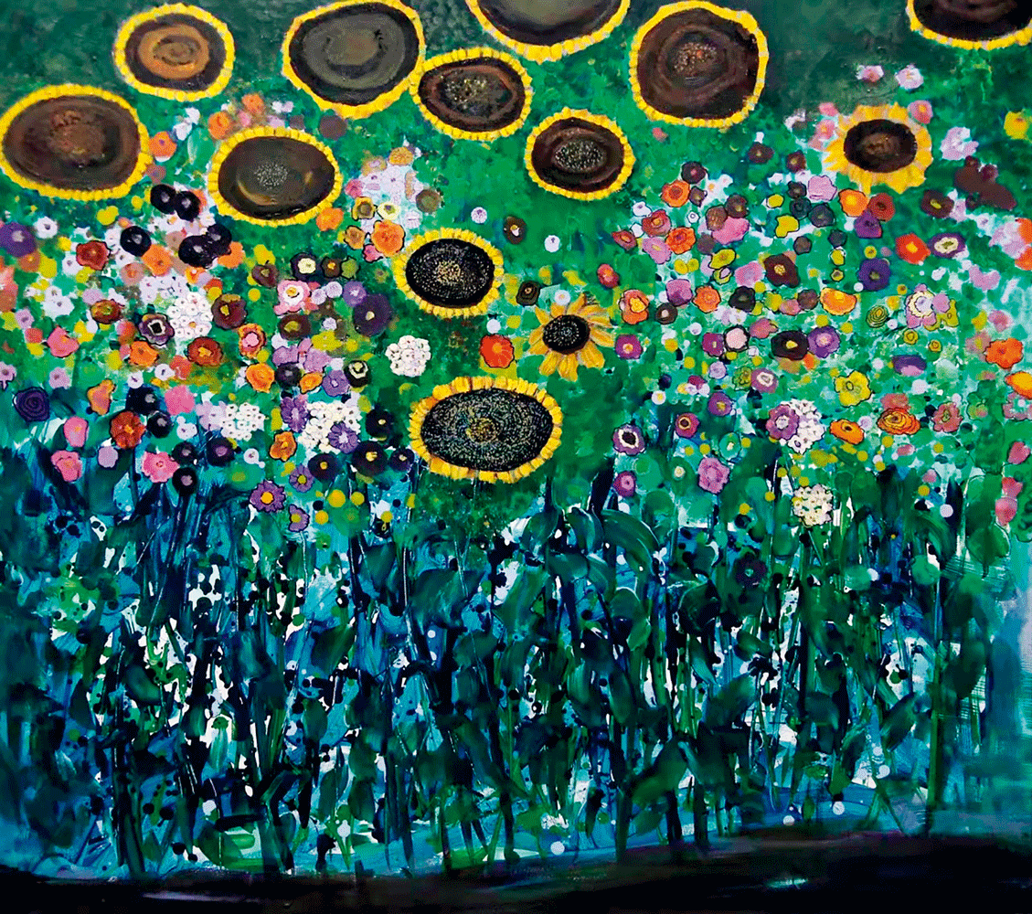 草原牧歌—乌兰油画作品里的乡愁